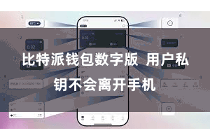 比特派钱包数字版 用户私钥不会离开手机