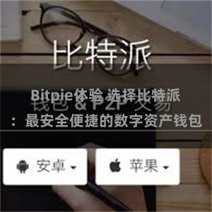 Bitpie体验 选择比特派：最安全便捷的数字资产钱包