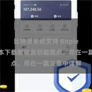 比特派系统支持 Bitpie钱包最新版本下载教程及功能亮点，尽在一篇文章中详解