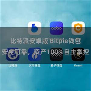 比特派安卓版 Bitpie钱包安全可靠，资产100%自主掌控