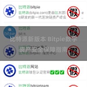 比特派新版本 Bitpie数字资产安全保障指南