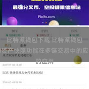 比特派钱包下载 比特派钱包的资产快照功能在多链交易中的应用