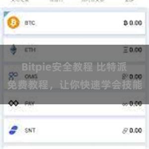 Bitpie安全教程 比特派免费教程，让你快速学会技能
