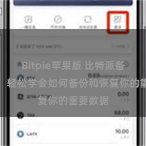 Bitpie苹果版 比特派备份教程：轻松学会如何备份和恢复你的重要数据