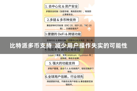 比特派多币支持  减少用户操作失实的可能性